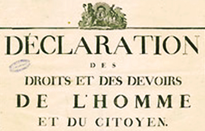 Declaration des droits lhomme